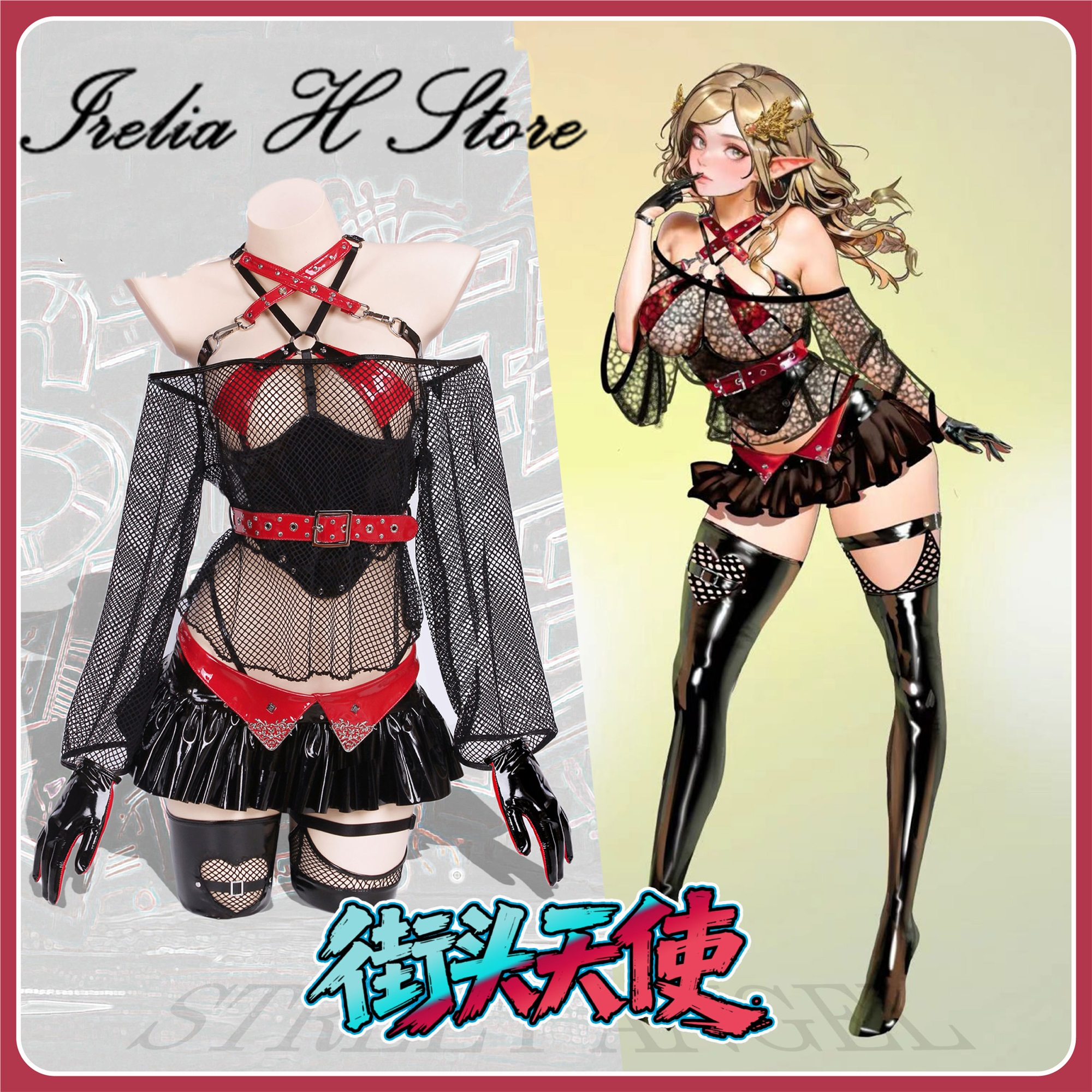 Anime Cosplay Photoshoot - Irelia H Store sexy lingeries hot