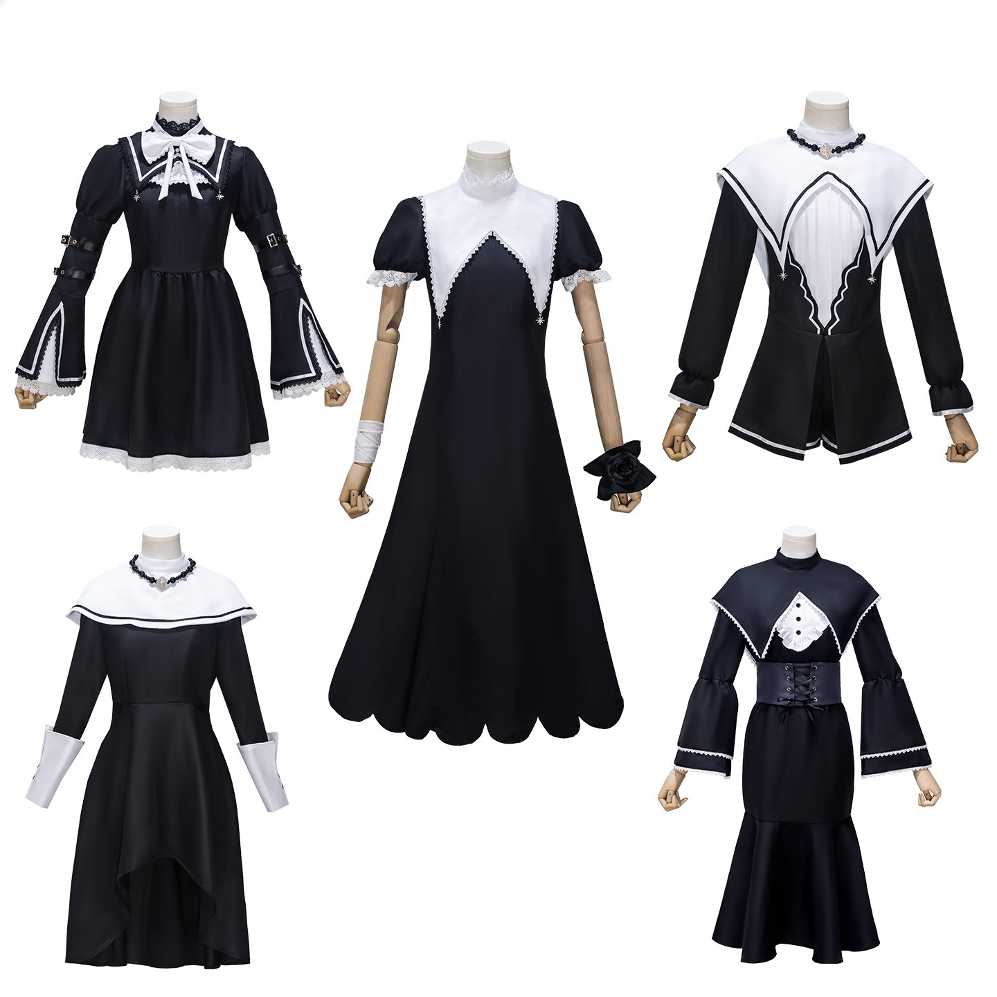 Anime Cosplay Nun - Miku Cosplay Costume Japanese Anime Game