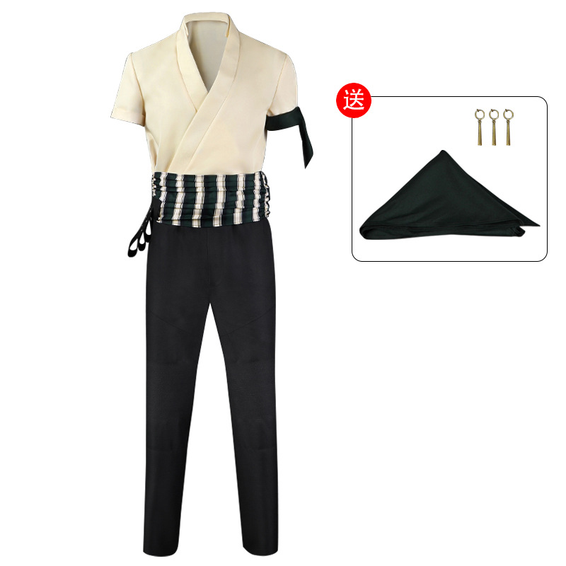 Cosplay Anime Zoro - Real-person Movie Cosplay Zoro Cosplay Costume