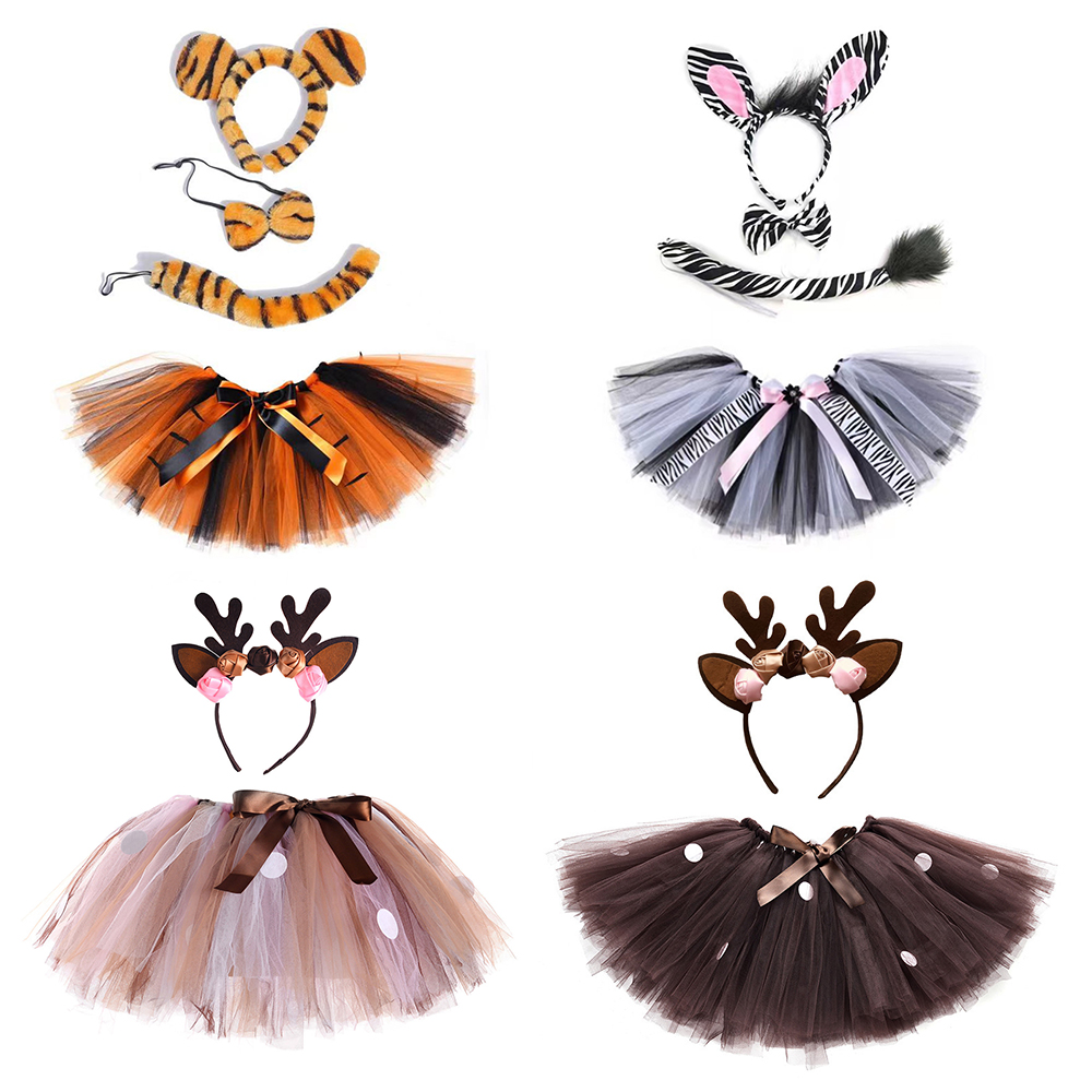 Anime Cosplay Photoshoot - Tiger Musk deer zebra Tutu Skirt