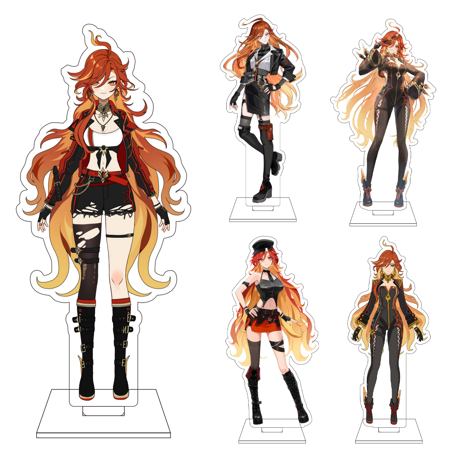 Anime Cosplay Rental - 16CM Anime Genshin Impact Cosplay Acrylic