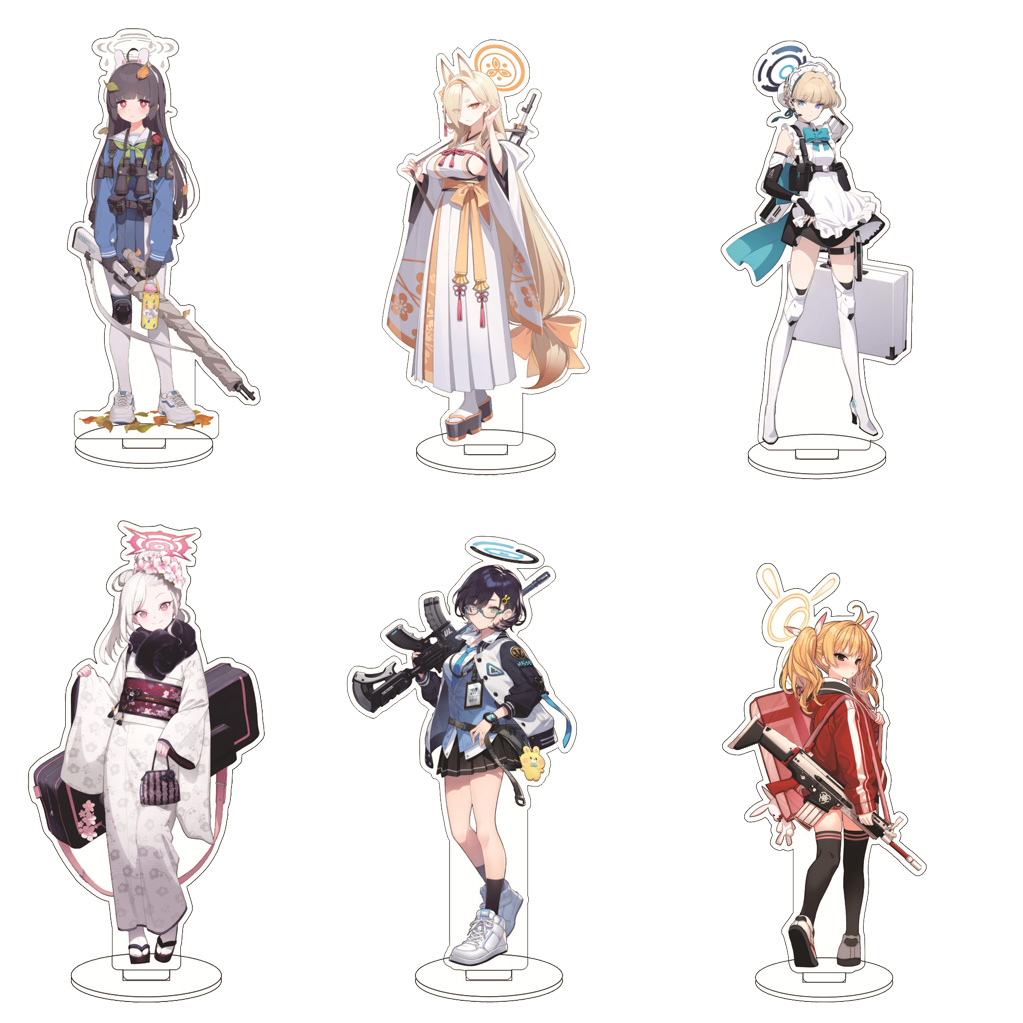 Anime Cosplay Rental - 16CM Anime Blue Archive Sunaookami Shiroko