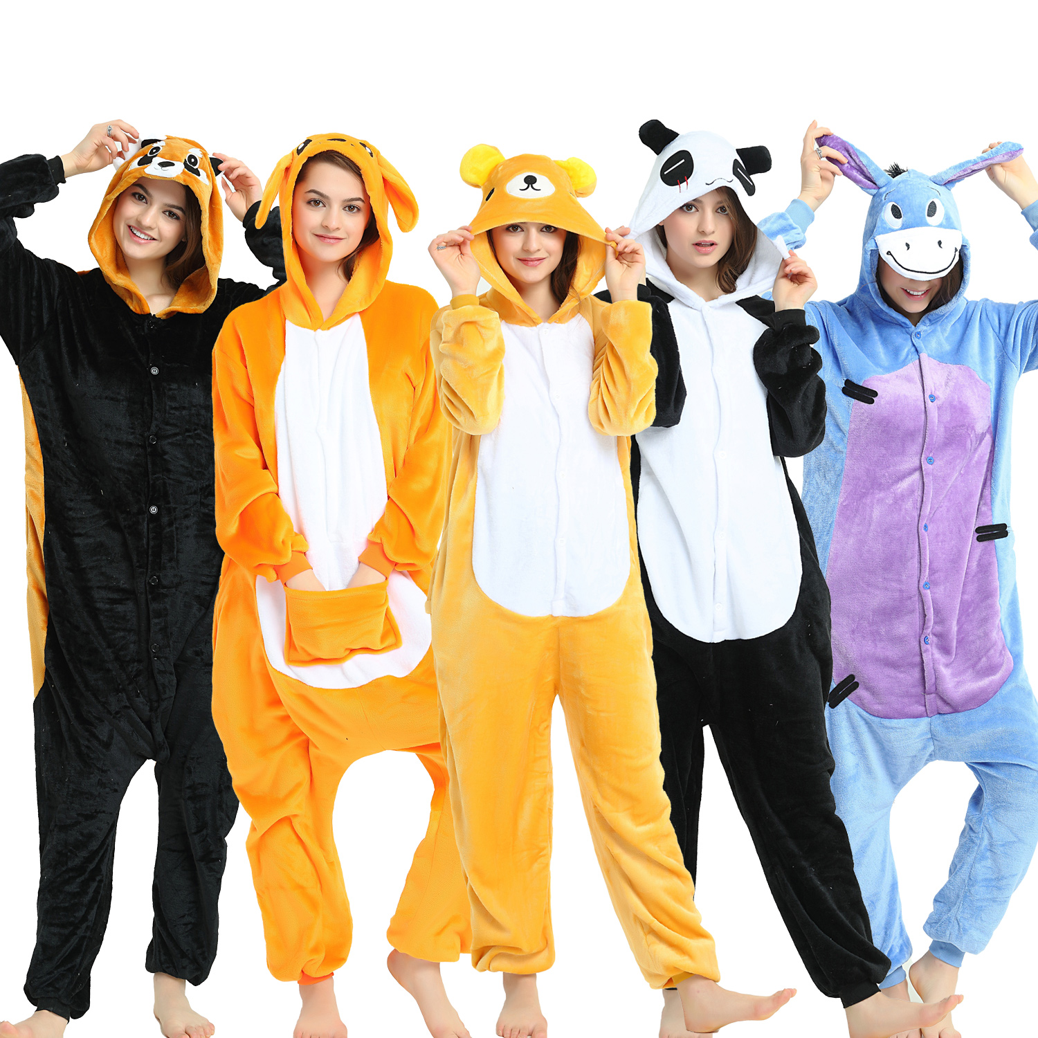 Cosplay Anime Basic - Kigurumi Unicorn One Piece Pajamas Women