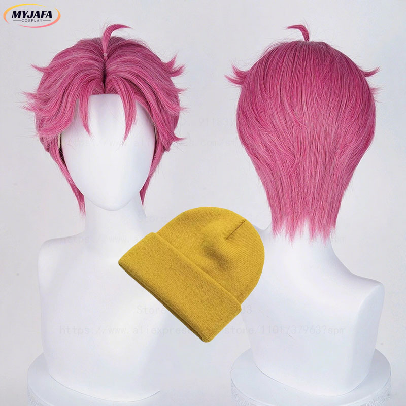 Cosplay Anime Pink Hair - High Quality Abby Cosplay Wig Demo