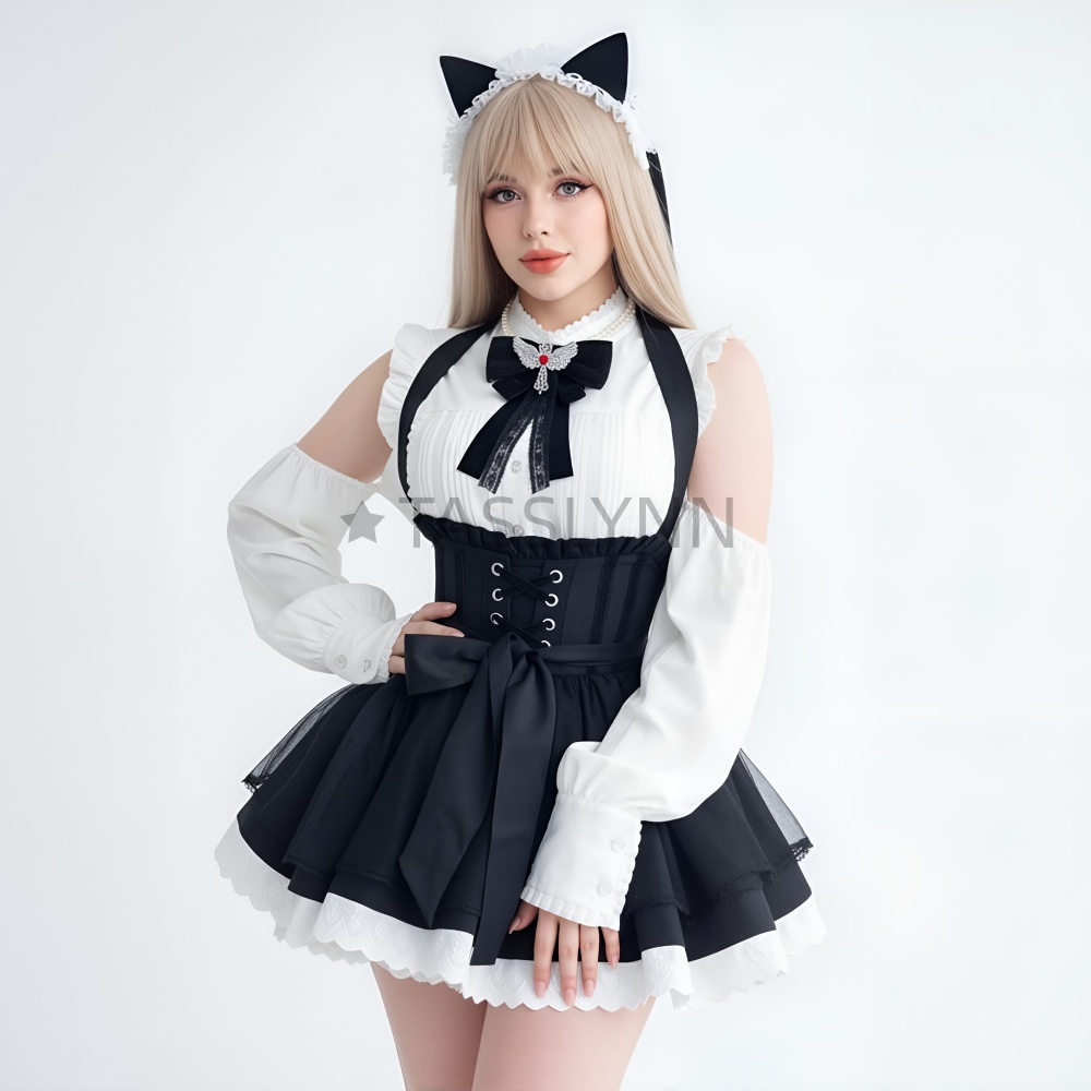 Cat Ear Nun Maid Dress Women's - огляд і ціна Anime Cosplay Nun