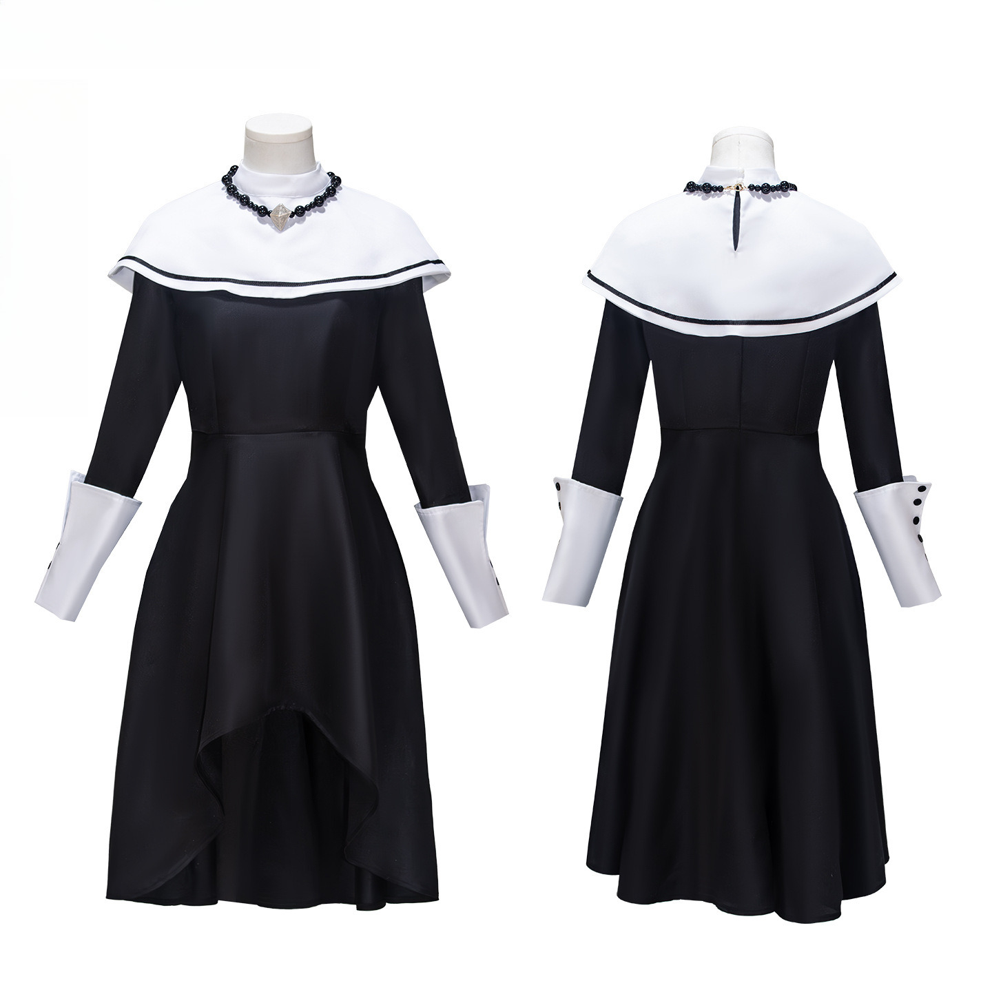 Miku Cosplay Costume Japanese  - огляд і ціна Anime Cosplay Nun