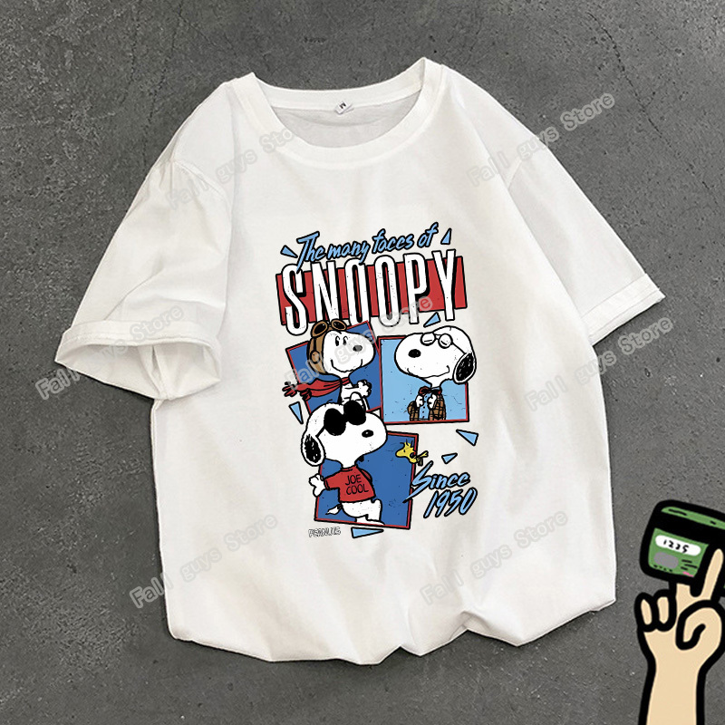 Snoopys Adult T-Shirt White An - огляд і ціна Cosplay Anime Basic
