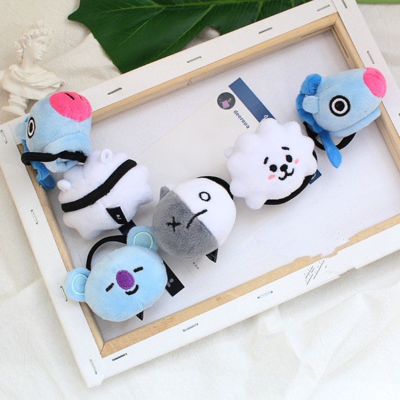 Kawaii BT21 Plush Hair Rope An - огляд і ціна Anime Cosplay Images