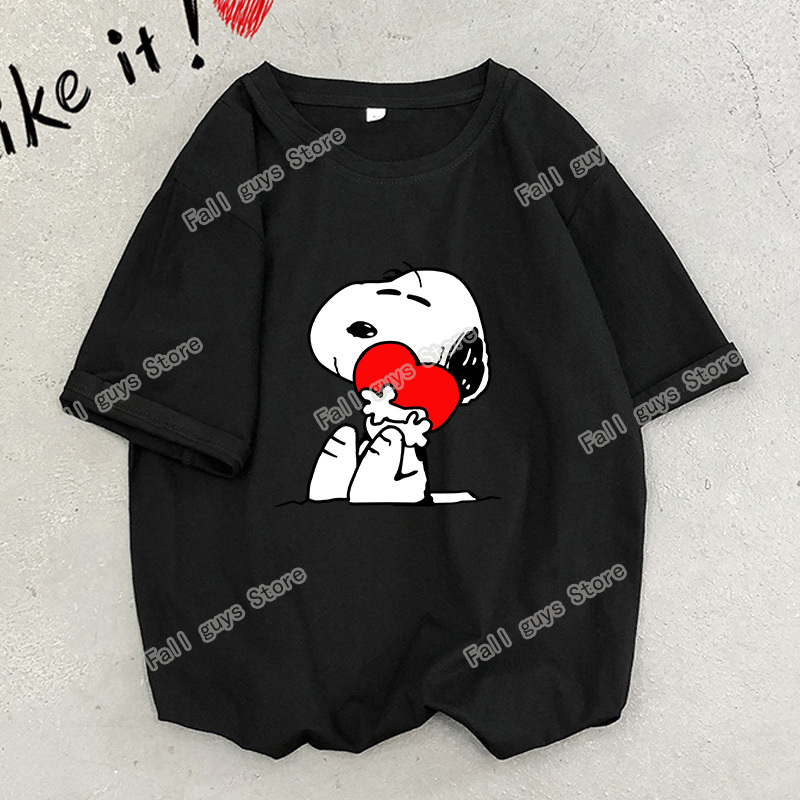 Snoopys Adult T-Shirt Black An - огляд і ціна Cosplay Anime Basic