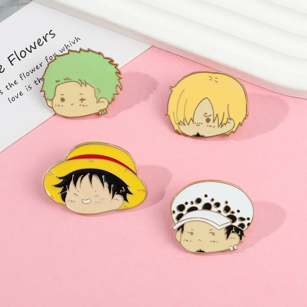 4 Pcs Anime Character Brooch S - огляд і ціна Cosplay Anime Zoro