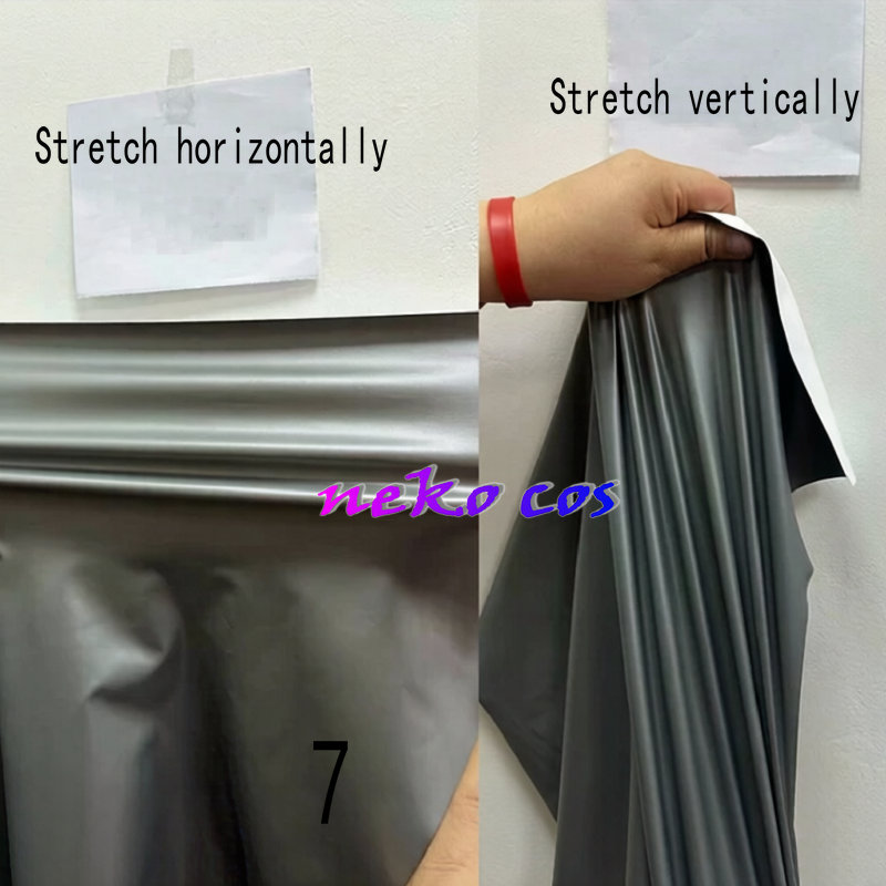 silver Stretchy PU Leather for - огляд і ціна Anime Cosplay Armor