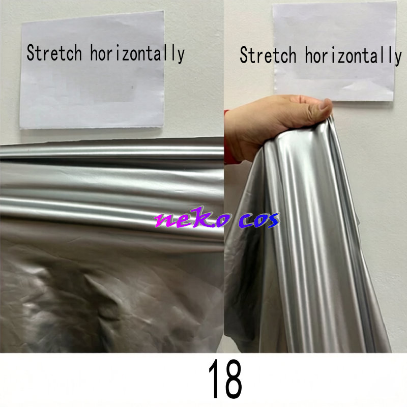 silver Stretchy PU Leather for - огляд і ціна Anime Cosplay Armor