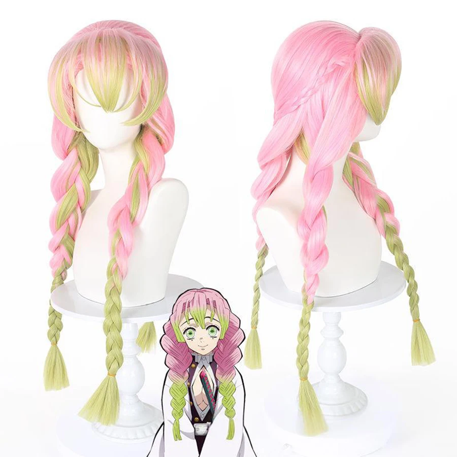 Anime Mitsuri Kanroji Cosplay  - огляд і ціна Cosplay Anime Pink Hair