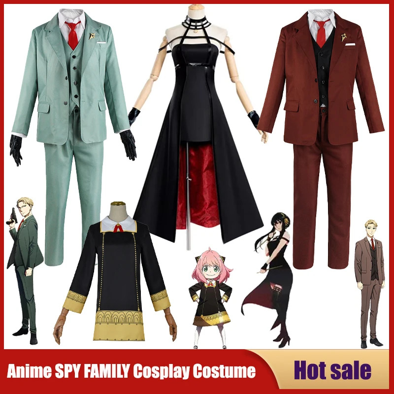aa26Anime Spy X Family Cosplay - огляд і ціна Spy Family Outfit