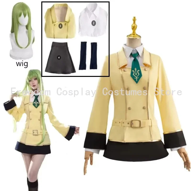 ♥ New 2026 Anime C.C. Cosplay  - огляд і ціна Anime Cosplay Nun
