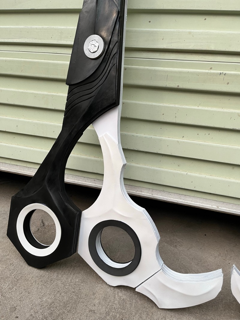 1.2m Riyo Reaper Giant Scissor - огляд і ціна Anime Cosplay Photoshoot