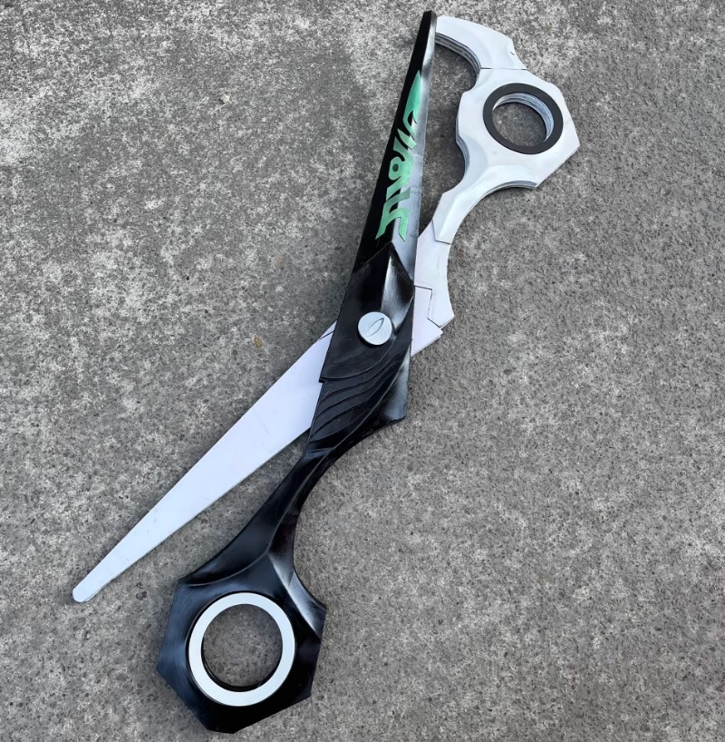 1.2m Riyo Reaper Giant Scissor - огляд і ціна Anime Cosplay Photoshoot