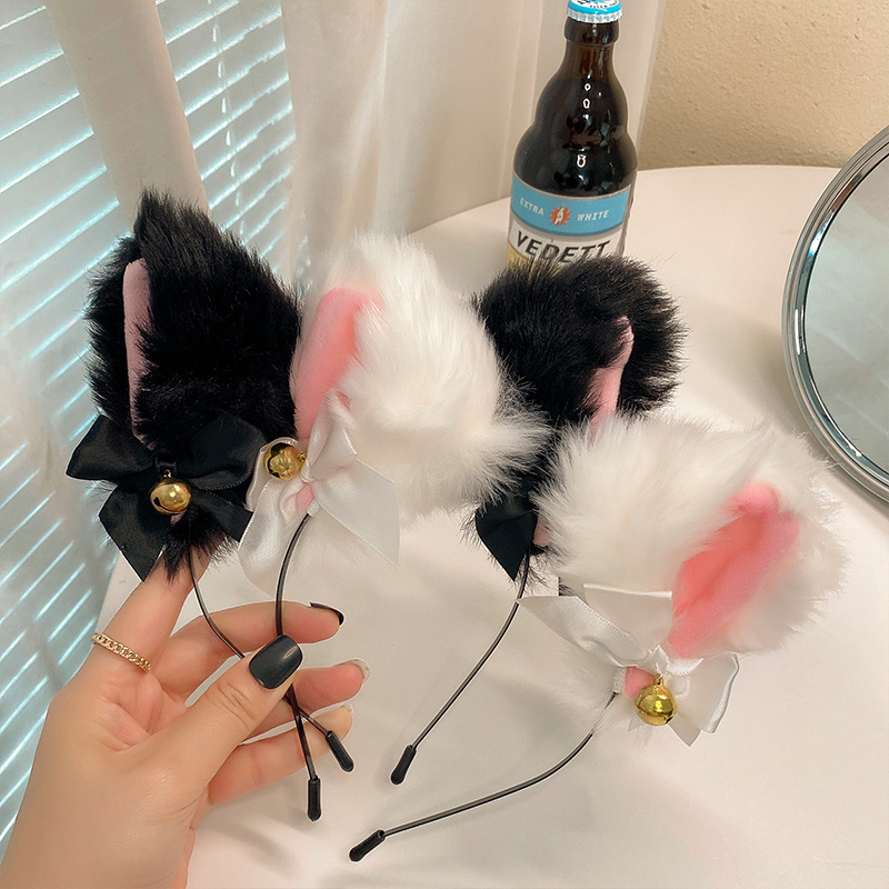 1/2PCS Plush Cat Ears Headband - огляд і ціна Anime Cosplay Photoshoot