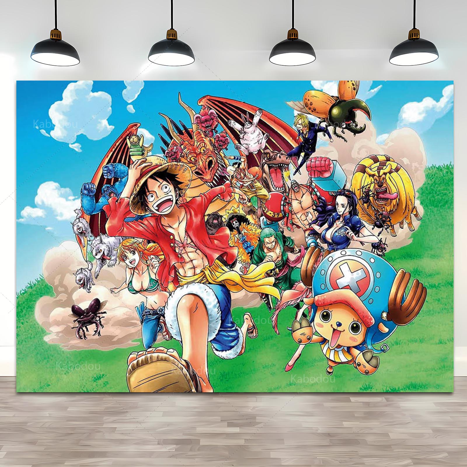 Anime One Piece Luffy Backdrop - огляд і ціна Cosplay Anime Zoro