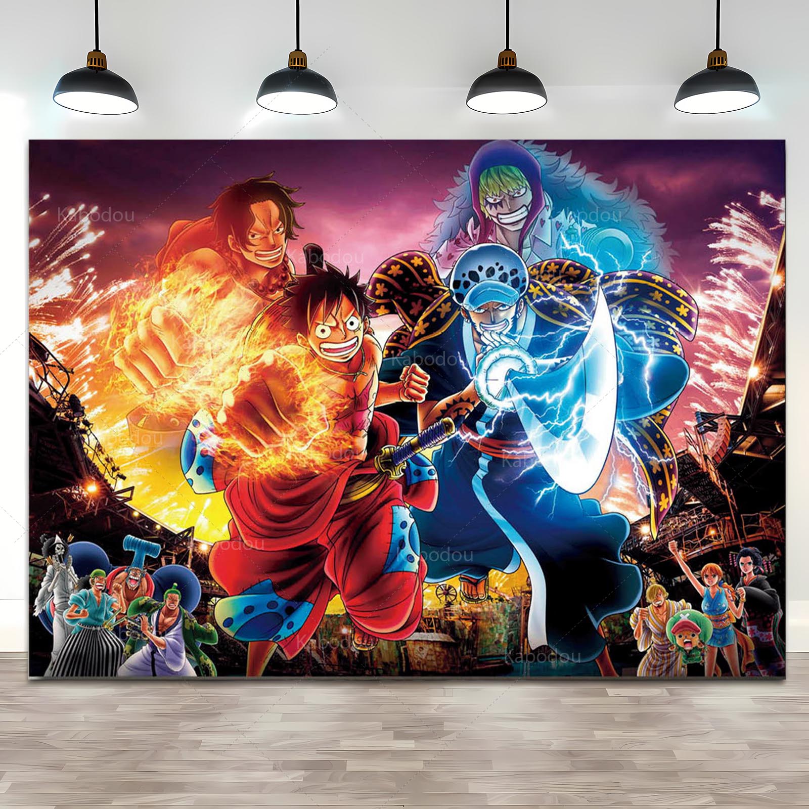 Anime One Piece Luffy Backdrop - огляд і ціна Cosplay Anime Zoro