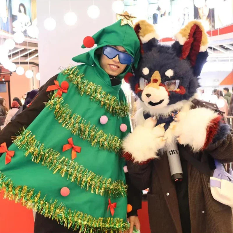 Christmas Tree Cosplay Hoodie  - огляд і ціна Anime Cosplay Photoshoot