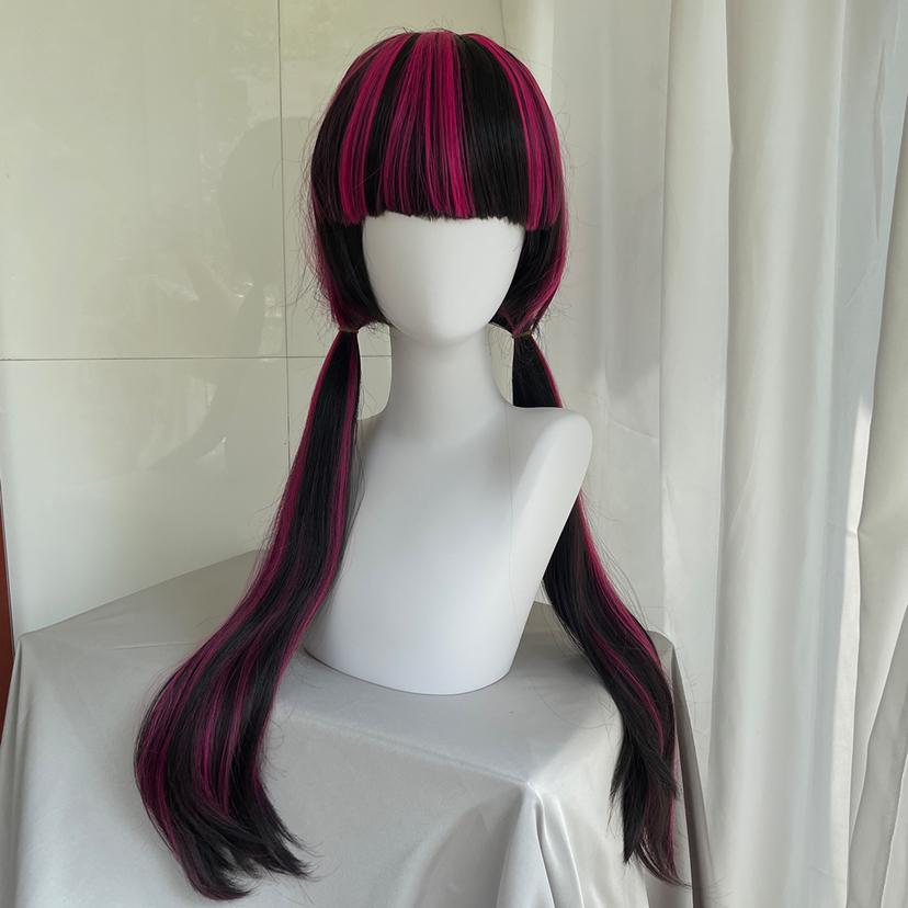 High Quality Movie Draculaura  - огляд і ціна Cosplay Anime Pink Hair