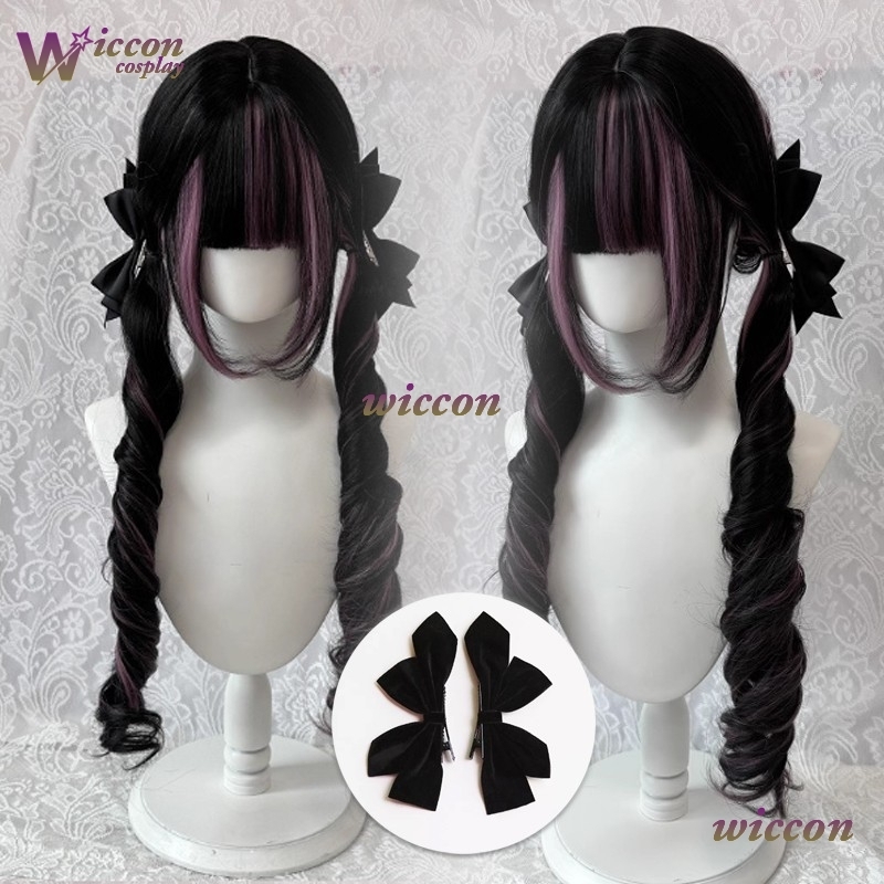 Comic ‌Black Wig with Pink Cos - огляд і ціна Cosplay Anime Pink Hair